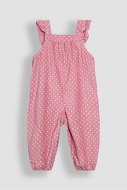 Rose Pink Bunny Appliqué Cord Dungarees & Top Set - Image 3 of 6
