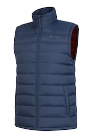 Jasnoniebieski - Mountain Warehouse Seasons II Mens Water Resistant Padded Gilet - Image 6 of 6