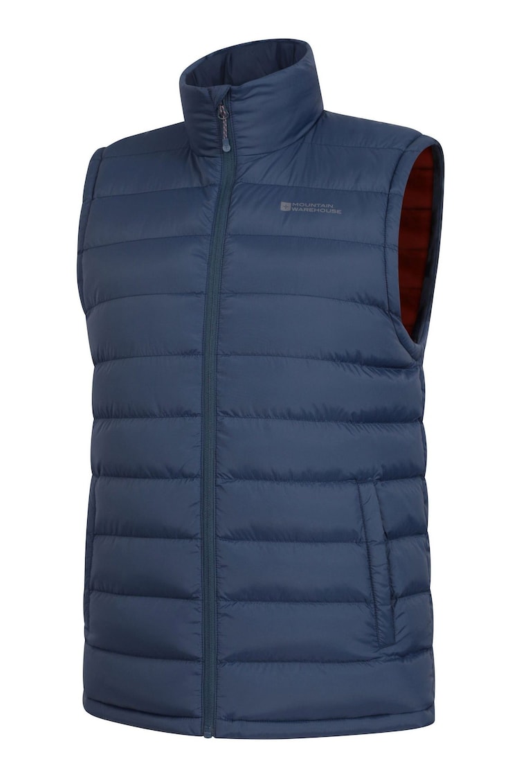 Jasnoniebieski - Mountain Warehouse Seasons II Mens Water Resistant Padded Gilet - Image 6 of 6