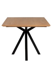 Barker and Stonehouse Brown Bodie Light Oak Wood 6 Seater Dining Table - Image 3 of 6