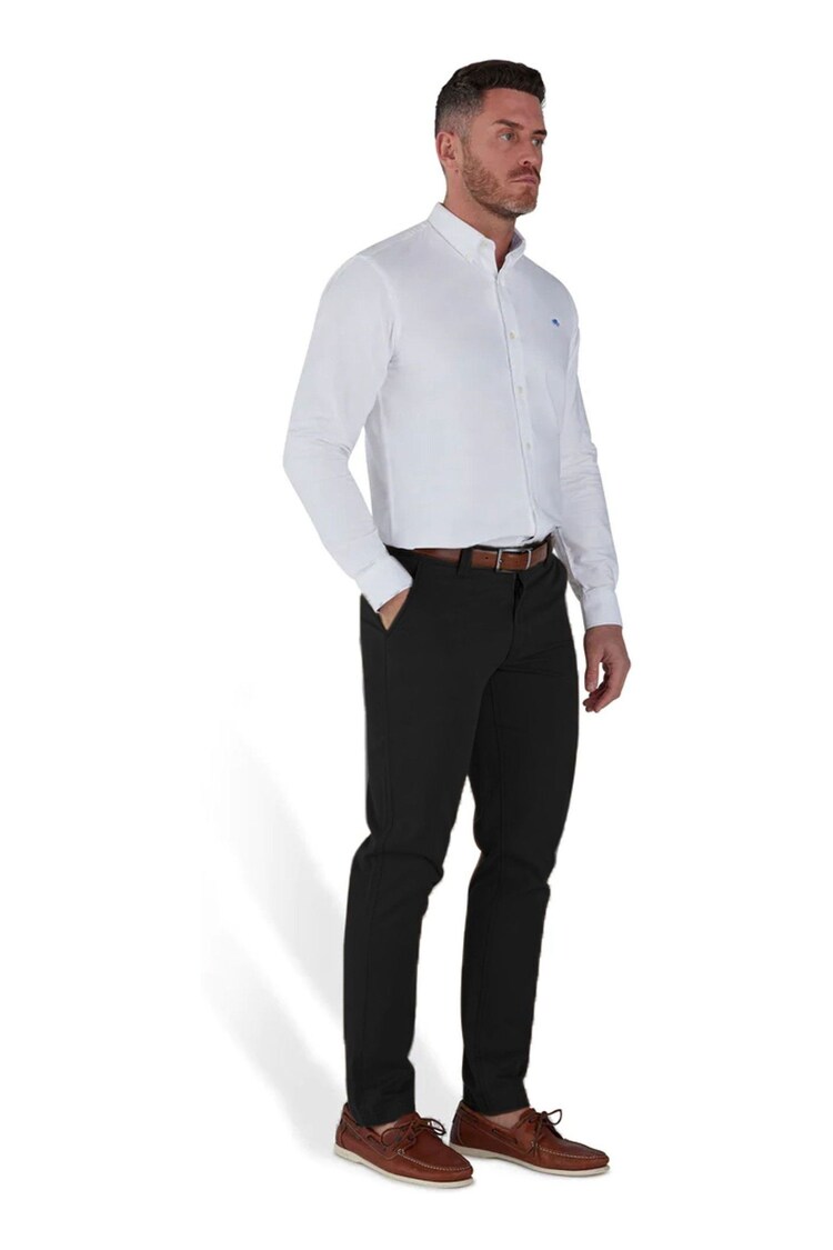 Raging Bull Tapered Chino Black Trousers - Image 2 of 6