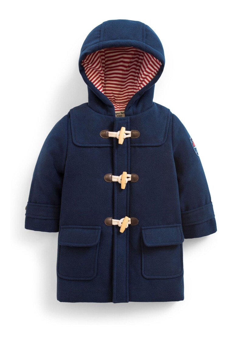 Navy Blue Duffle Coat - Image 2 of 2