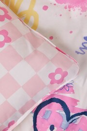 2 Pack Flower/Heart Character Icons Duvet Cover and Pillowcase Set - Image 5 of 6