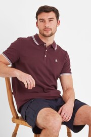 Tog 24 Purple Mens Biston 100% Cotton Polo Shirt - Image 4 of 6