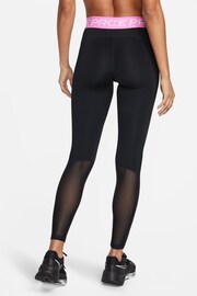 Nike Black/Pink Pro 365 Leggings - Image 2 of 5
