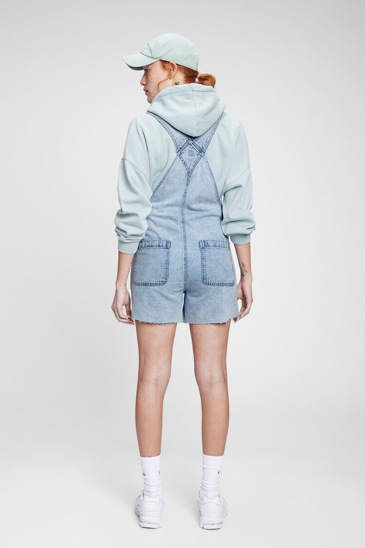 Distressed Denim Dungarees - Image 2 of 3