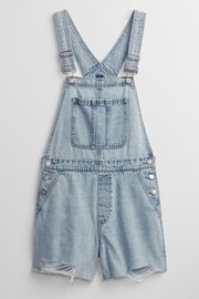 Distressed Denim Dungarees - Image 3 of 3
