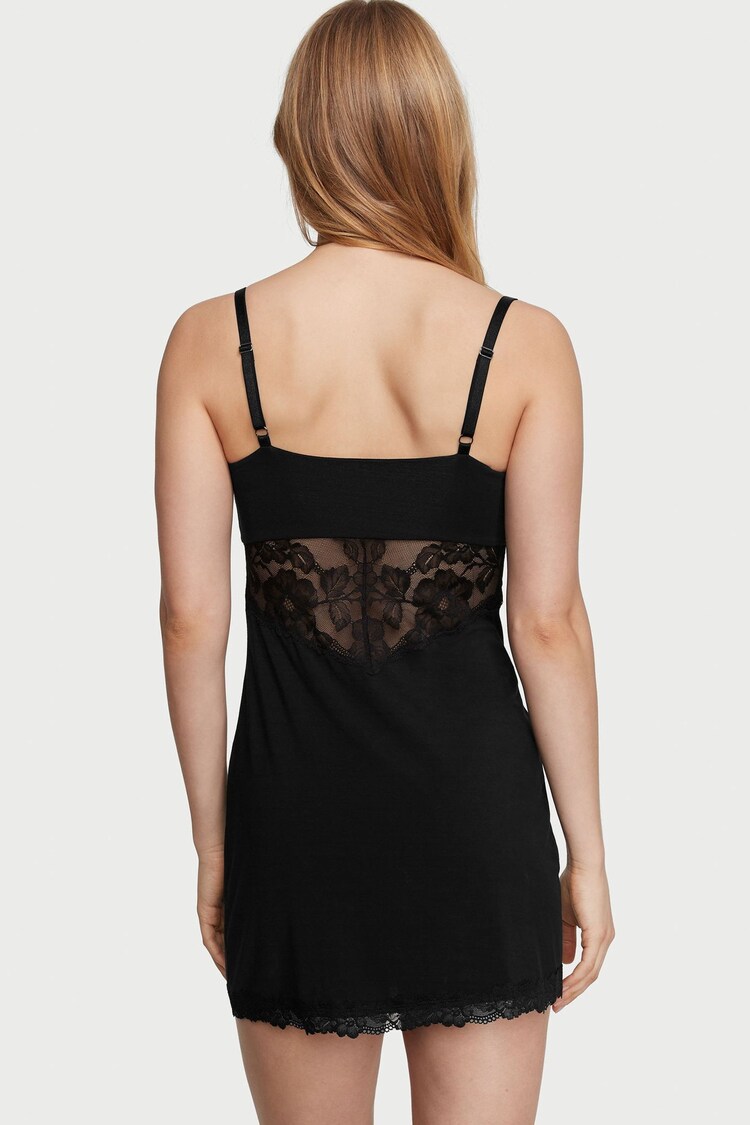Black Modal Sweetheart Slip - Image 2 of 2