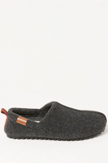 FatFace Grey Frank House Shoes