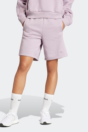 adidas Purple Sportswear All Szn Fleece Shorts