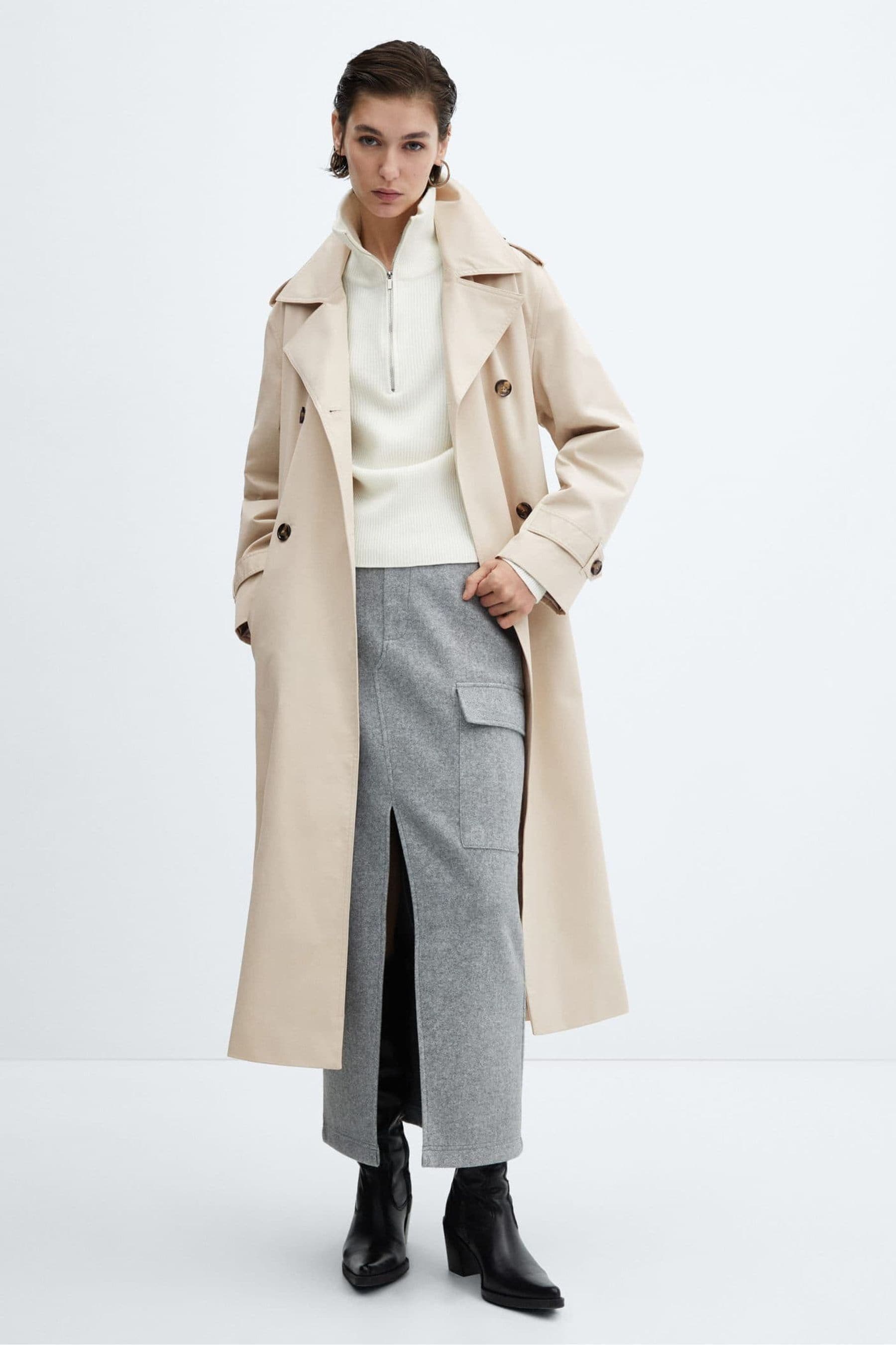 Mango trench outlet coat uk