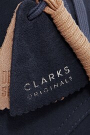 Clarks Navy Clarks Originals Suede Desert Boots - Image 6 of 6