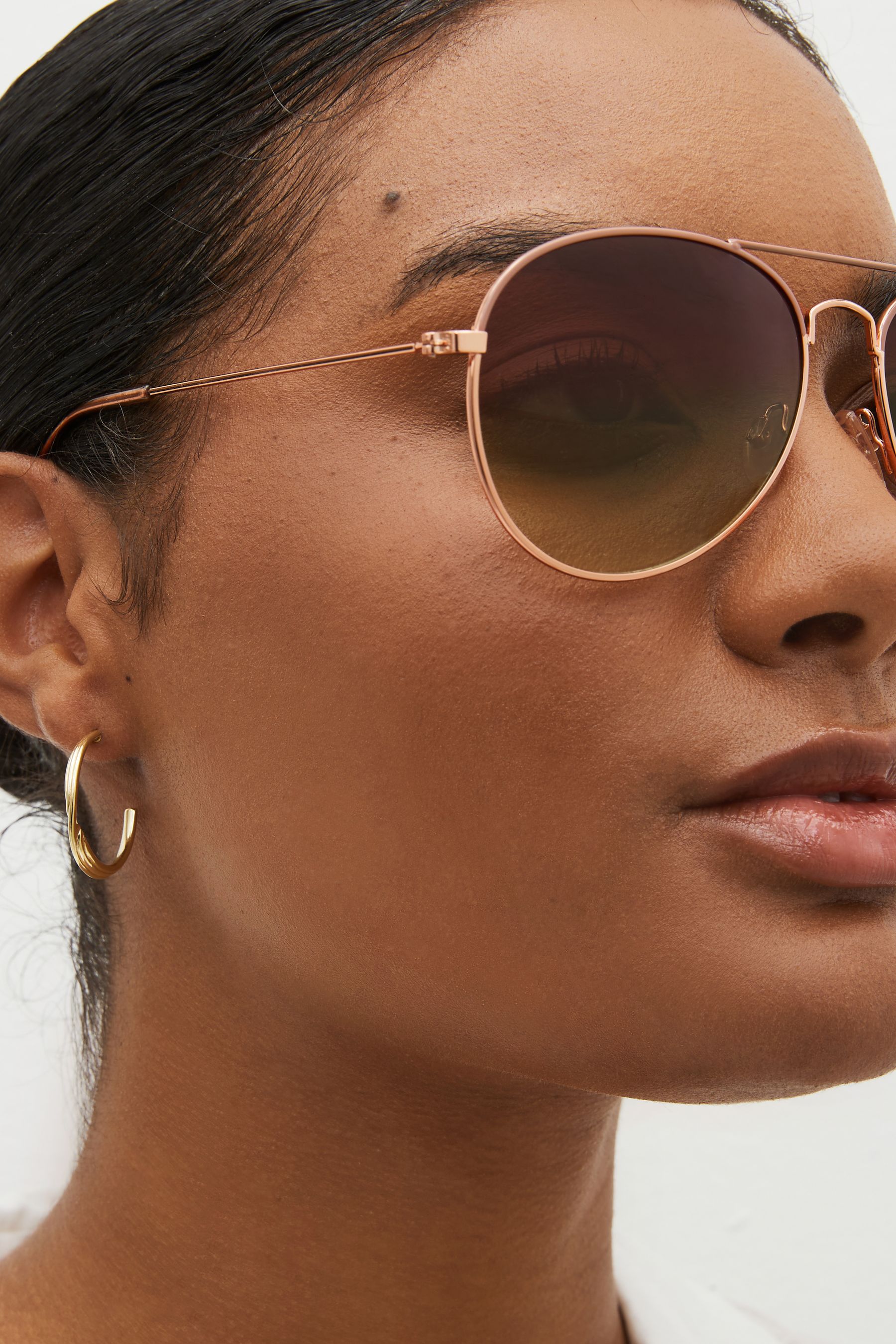 Rose gold classic sunglasses clearance