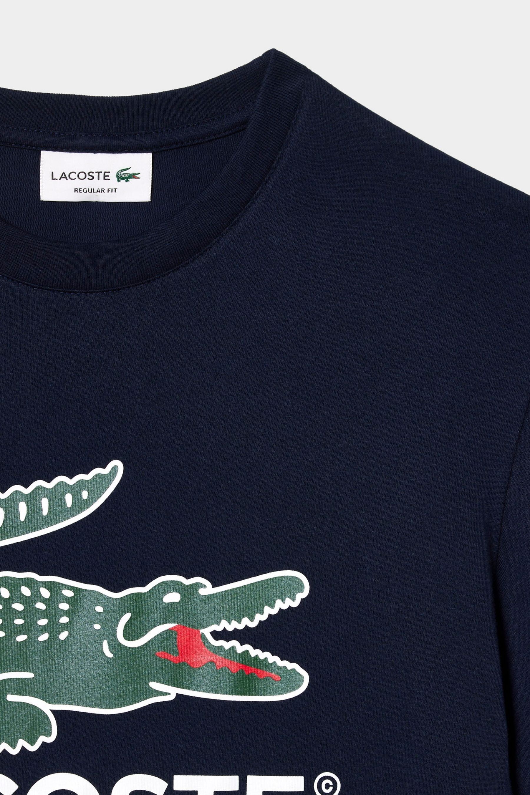 T shirt lacoste signature cheap