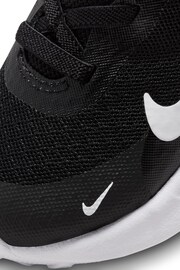 Nike Black/White Infant Revolution 7 Trainers - Image 10 of 11