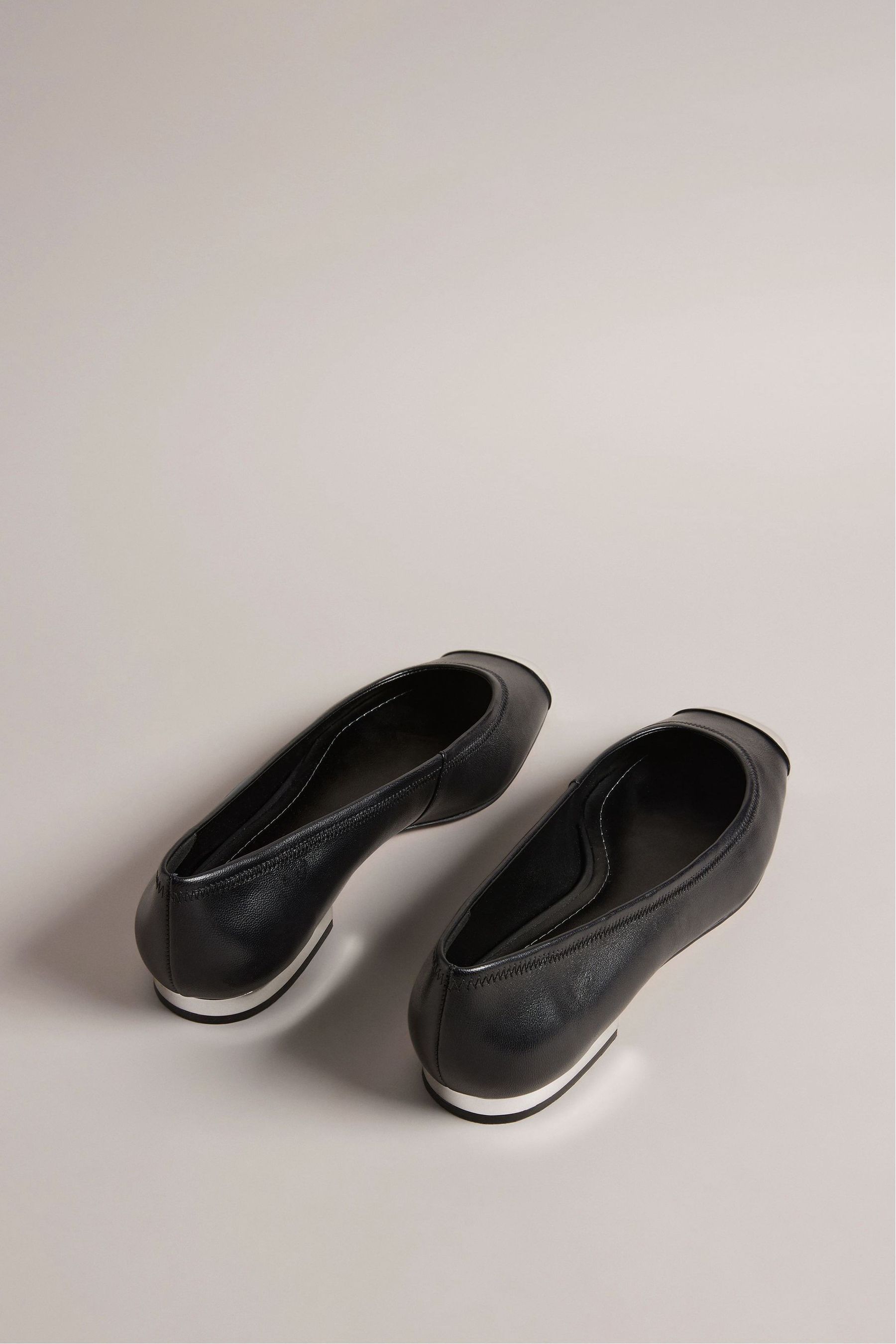 Ted baker ballerina shoes black hotsell