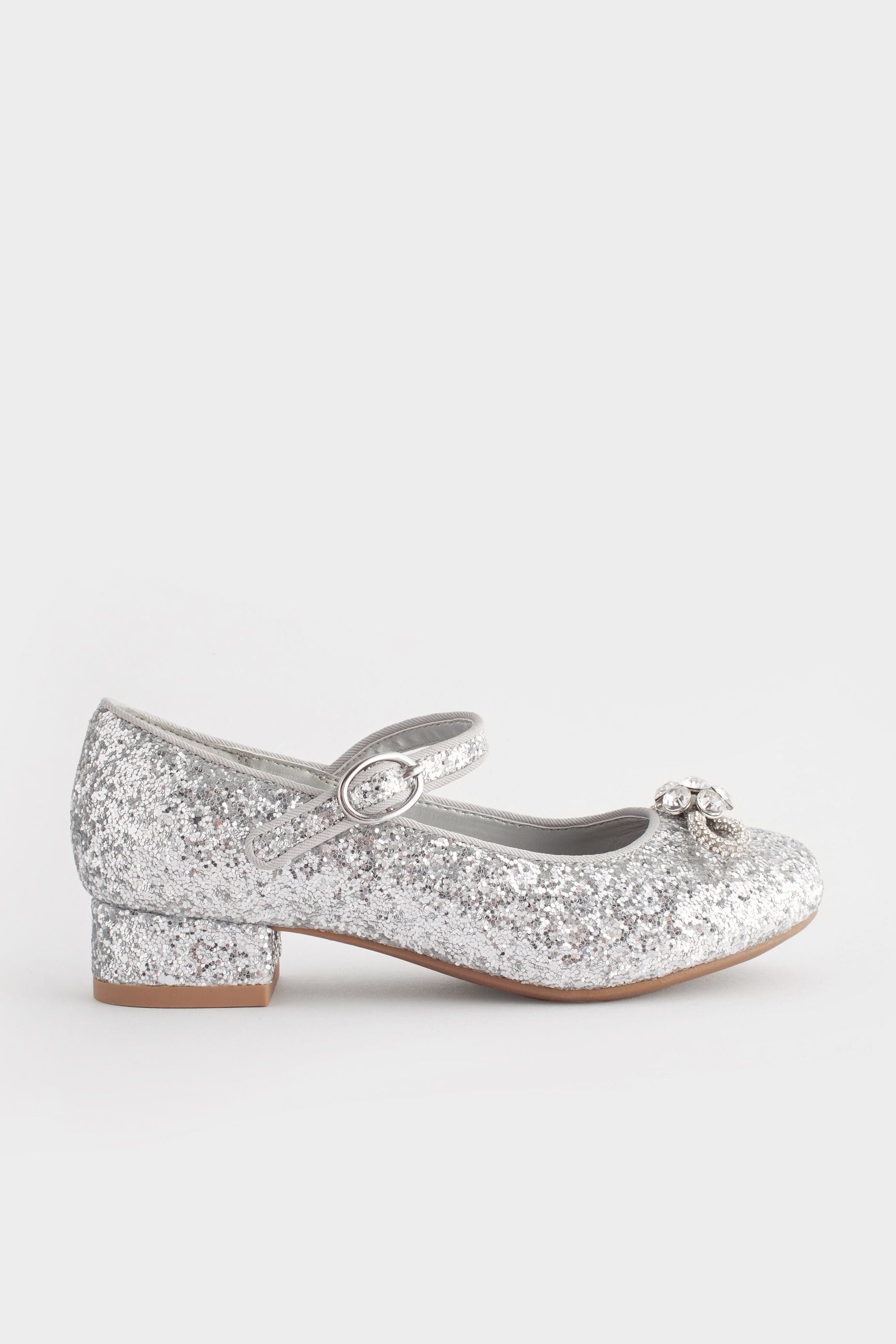 Next silver hotsell glitter shoes