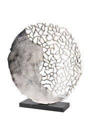 Libra Silver Apo Coral Aluminium Sculpture - Image 2 of 2