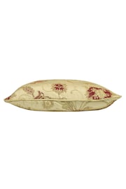 Riva Paoletti Champagne Cream Zurich Floral Jacquard Feather Cushion - Image 2 of 3