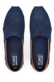 TOMS Vegan Alpargata Shoes in Navy Twill - Image 5 of 6