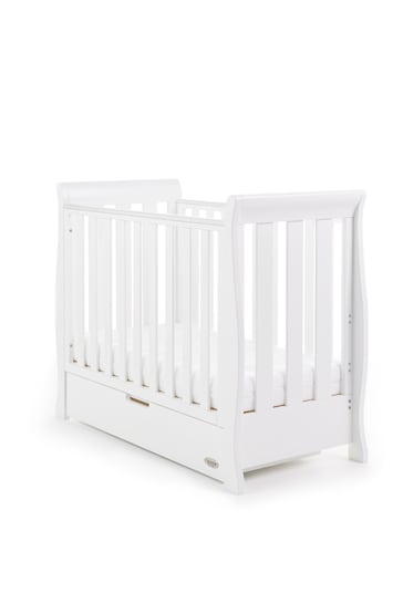 Obaby White Stamford Space Saver Cot Bed