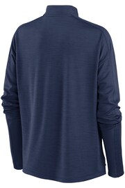 Nike Blue New York Yankees Long Sleeve Pacer Top Womens - Image 3 of 3