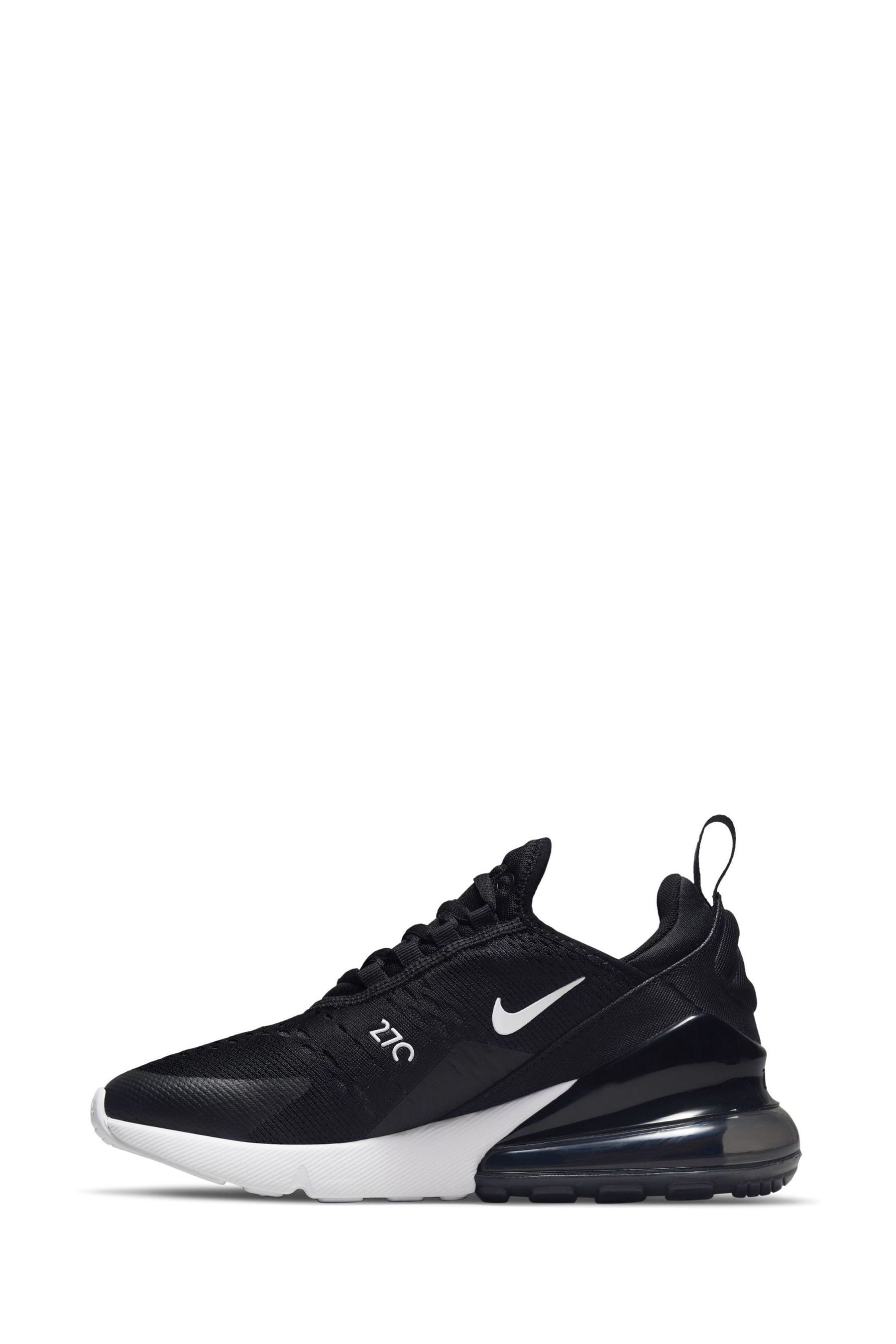 Buy Nike Black White Youth Air Max 270 Trainers from Next Austria