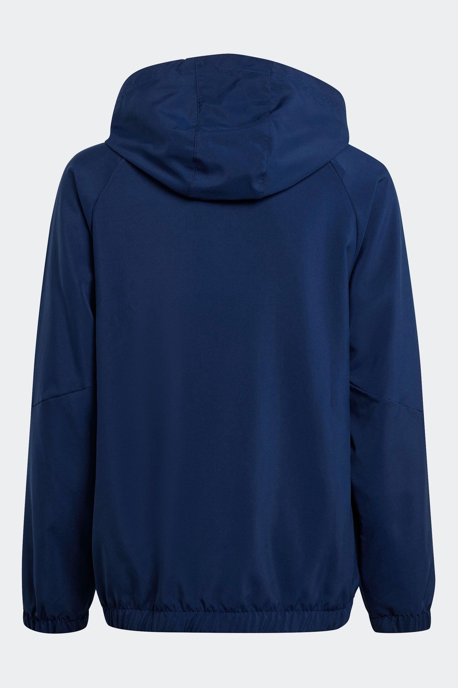 Blue adidas windbreaker clearance