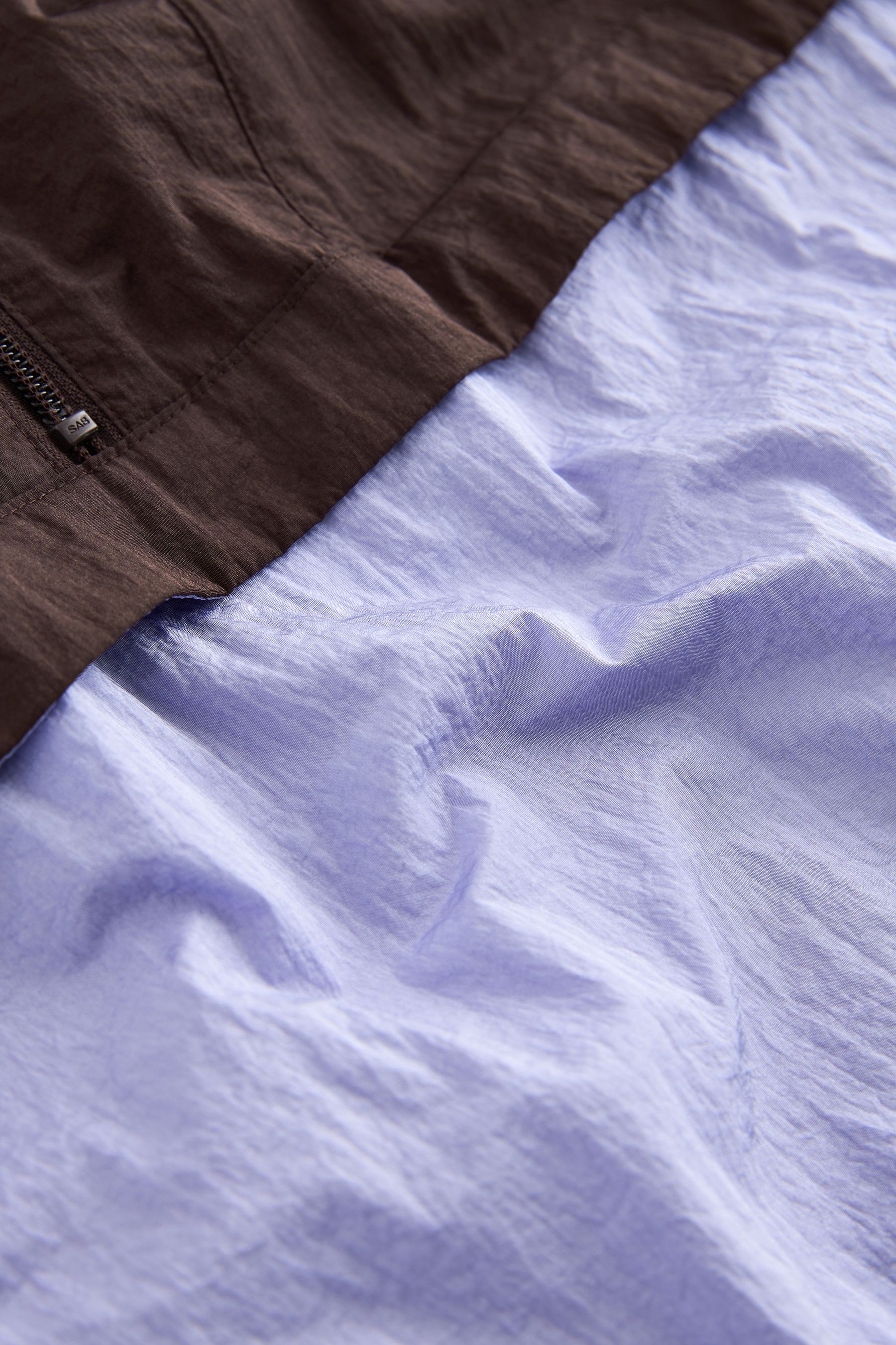 Quarter zip rain jacket top
