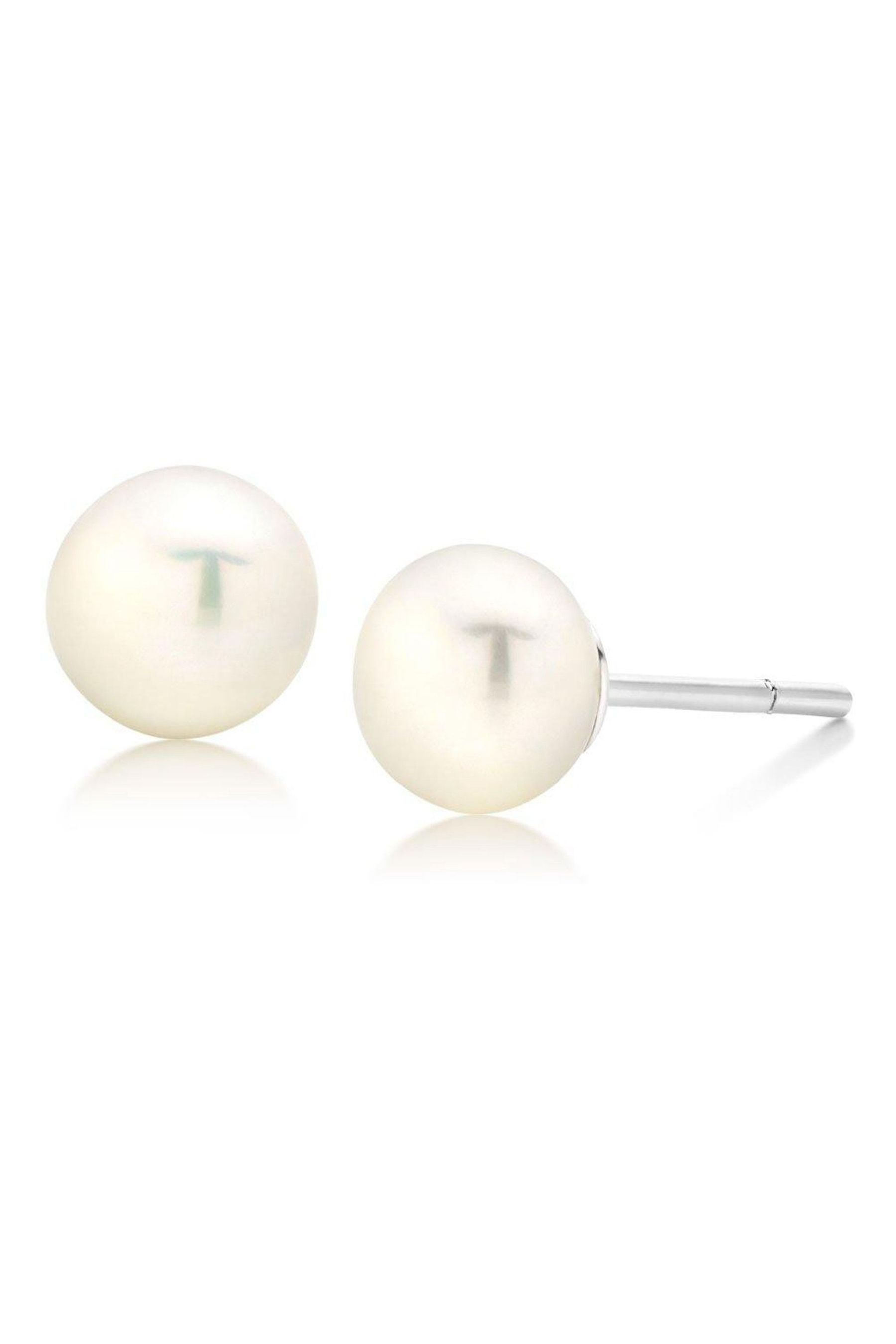 Buy Beaverbrooks Sterling Silver Freshwater Cultured Pearl Earrings from the Next UK online shop