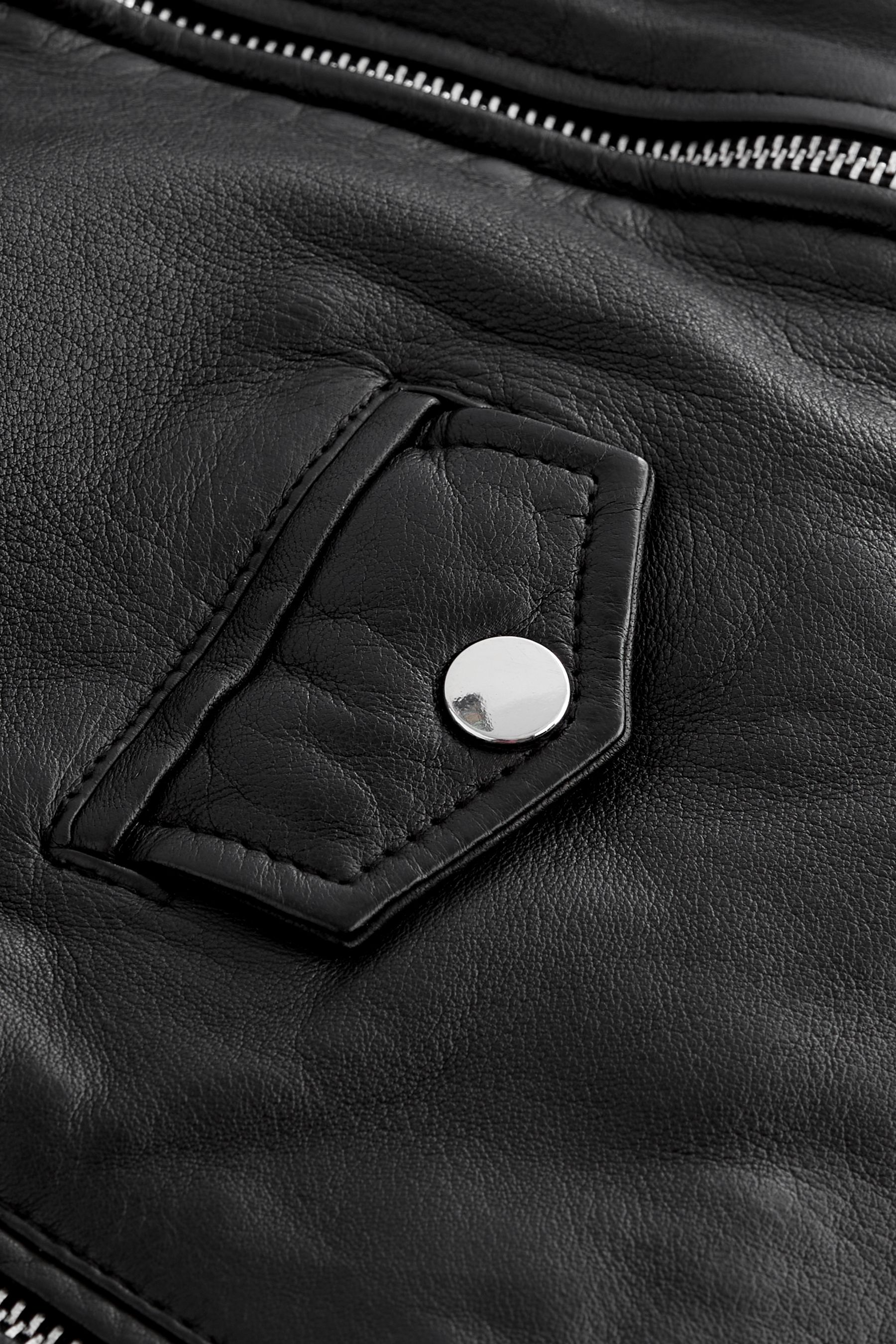 Next leather biker jacket online