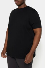 River Island Black Big & Tall Slim Fit T-Shirt - Image 1 of 4