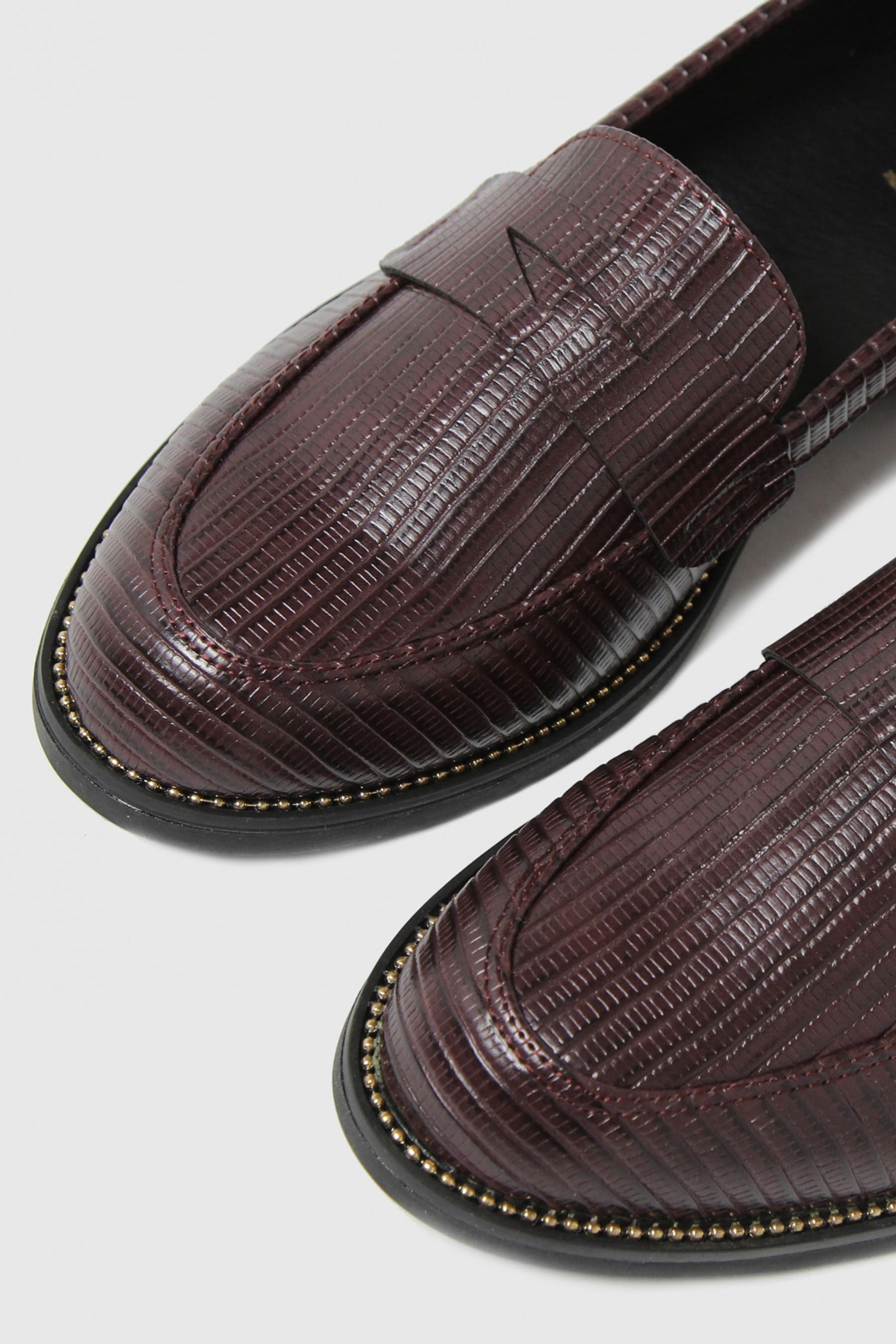Burgundy loafers womens uk on sale