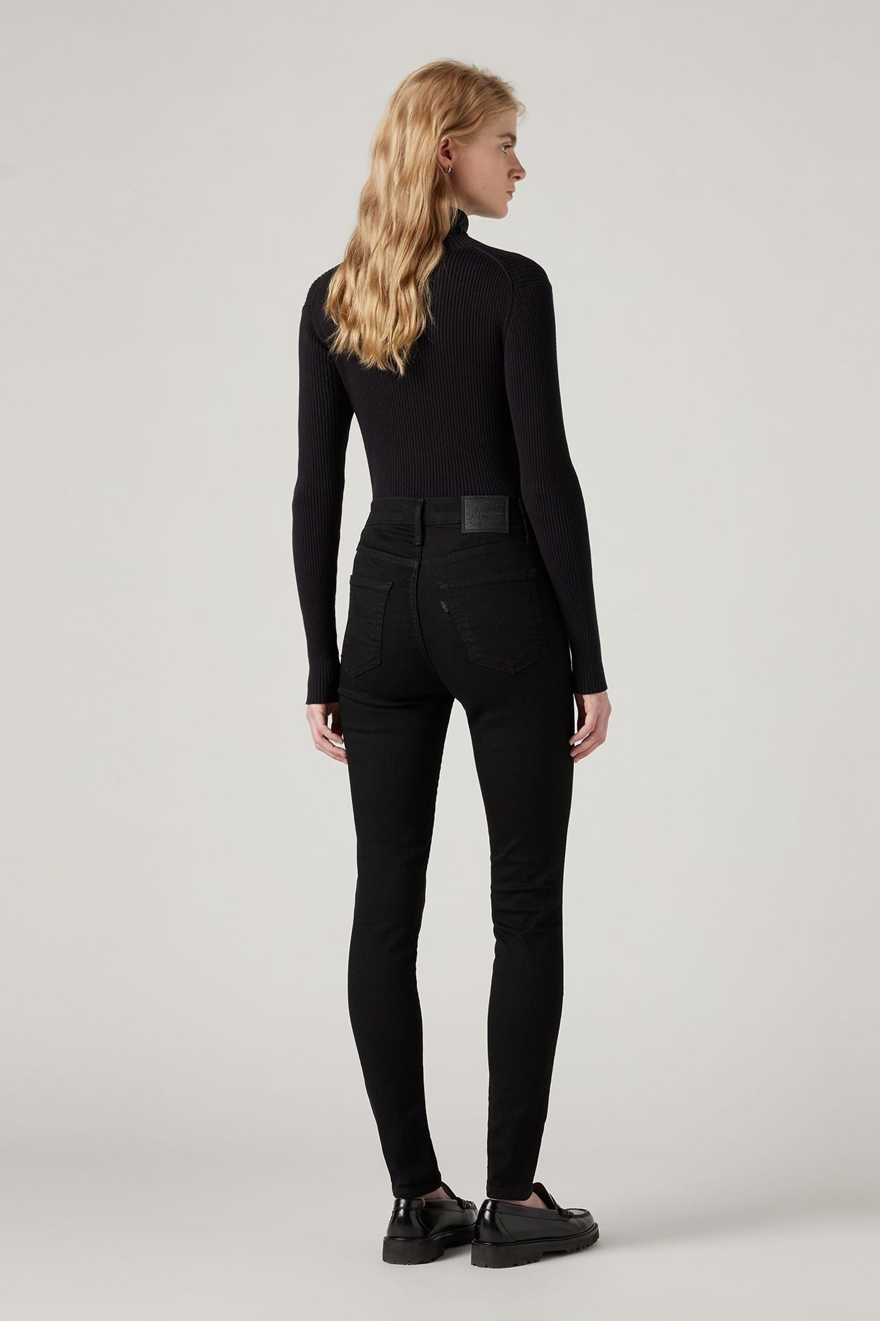 Levi's black skinny hot sale