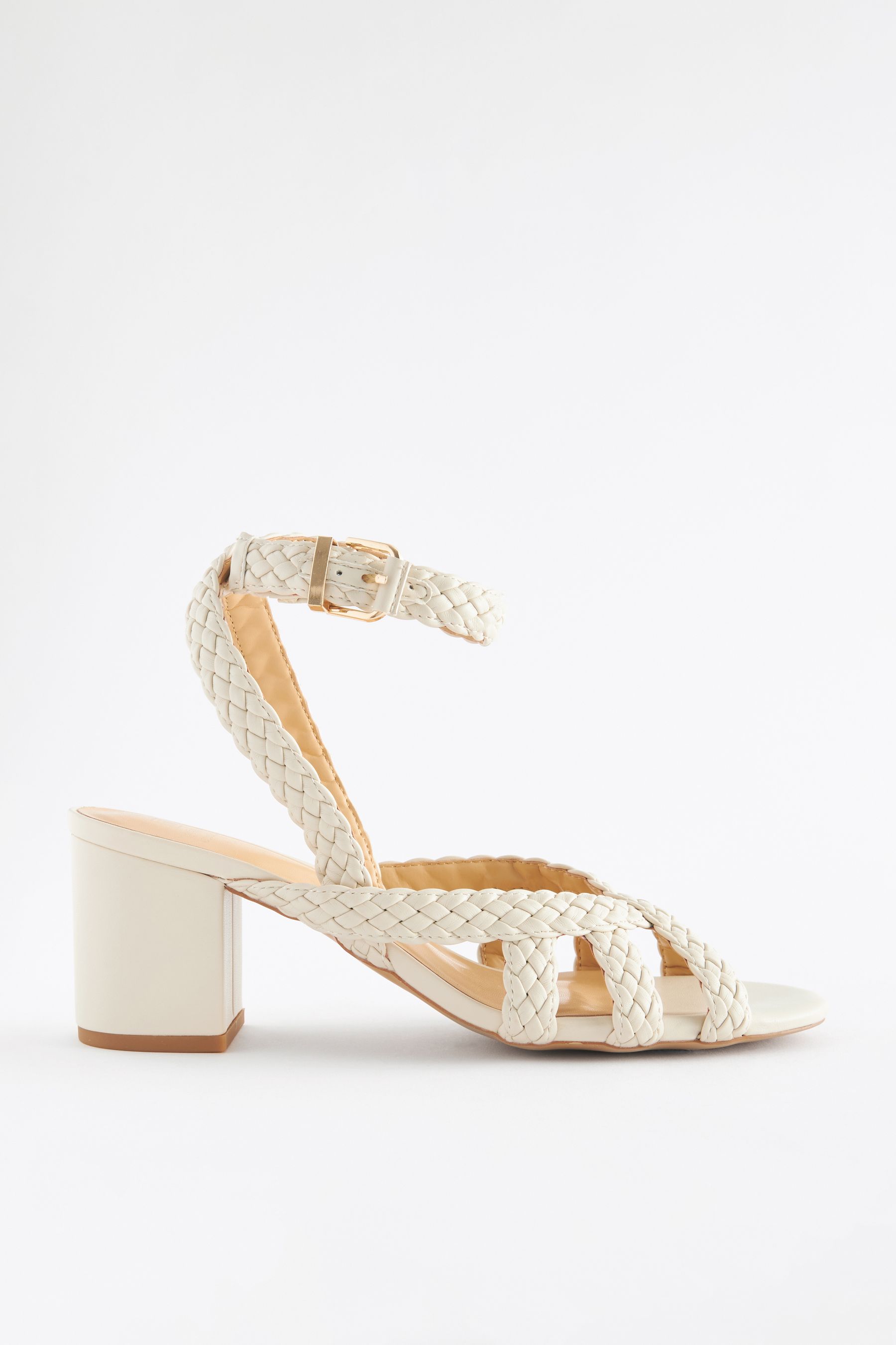 Bone Forever Comfort Plait Block Heel Sandals