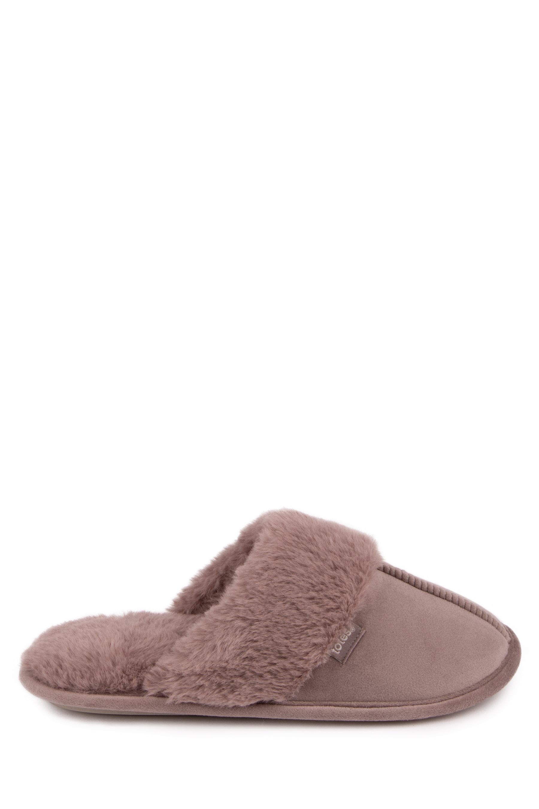 Totes suede online mule slippers
