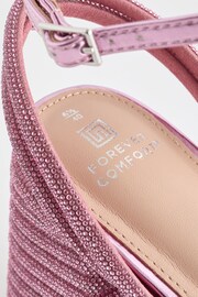 Pink Forever Comfort® Jewel Bling Platform Heels - Image 3 of 6