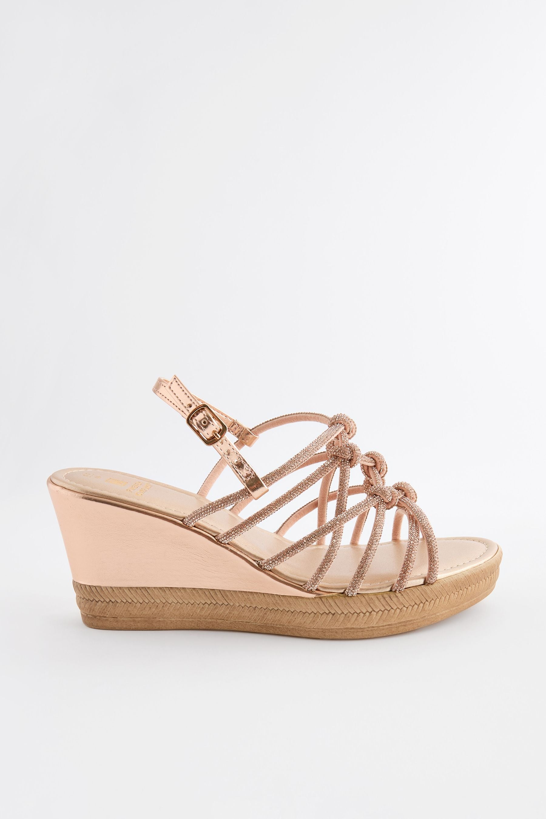 Rose gold platform wedges shop