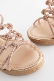 Rose Gold Forever Comfort® Jewel Knot Wedges - Image 8 of 9