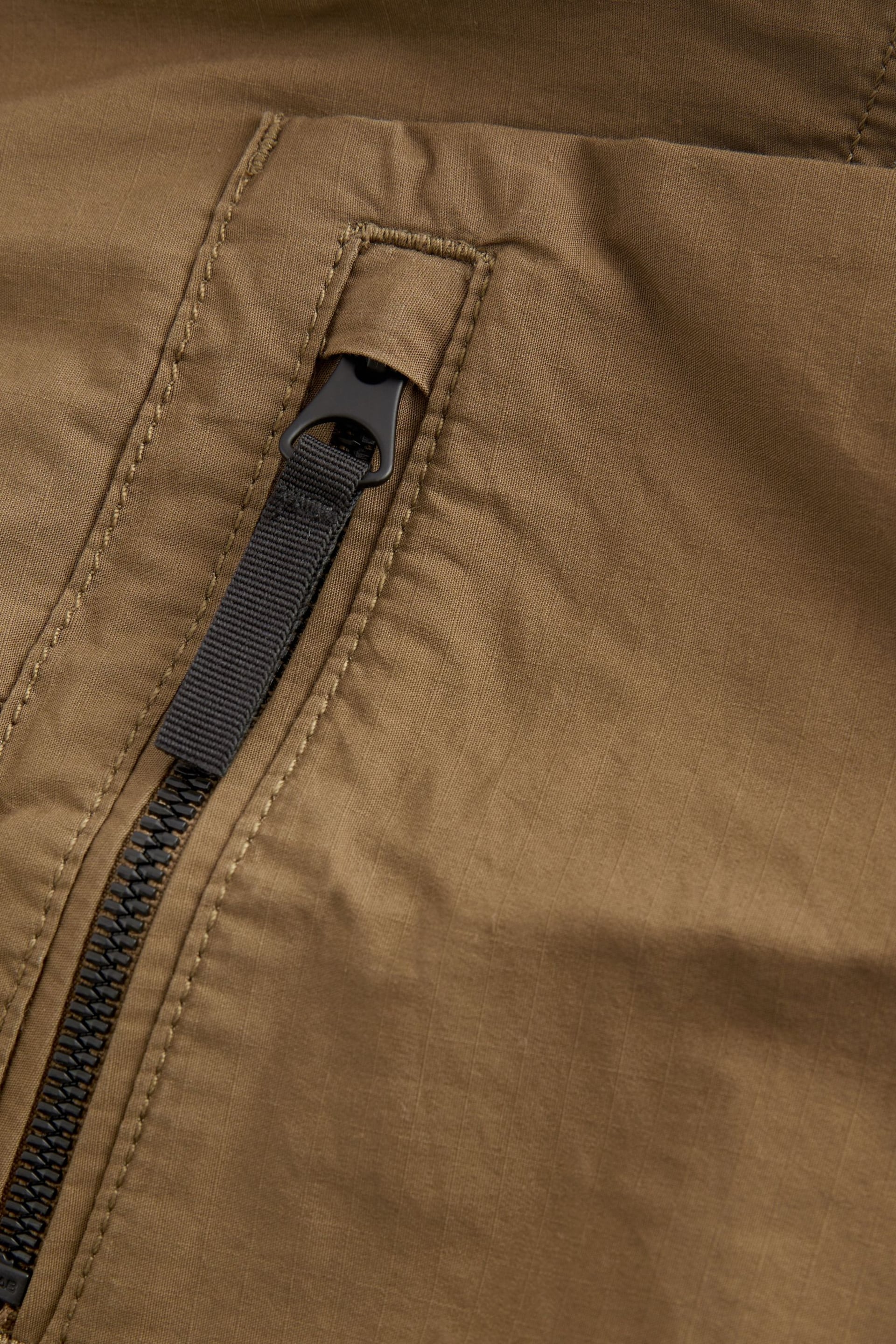 Tan Brown Slim Lightweight Stretch Cargo Utility Trousers - Image 13 of 15