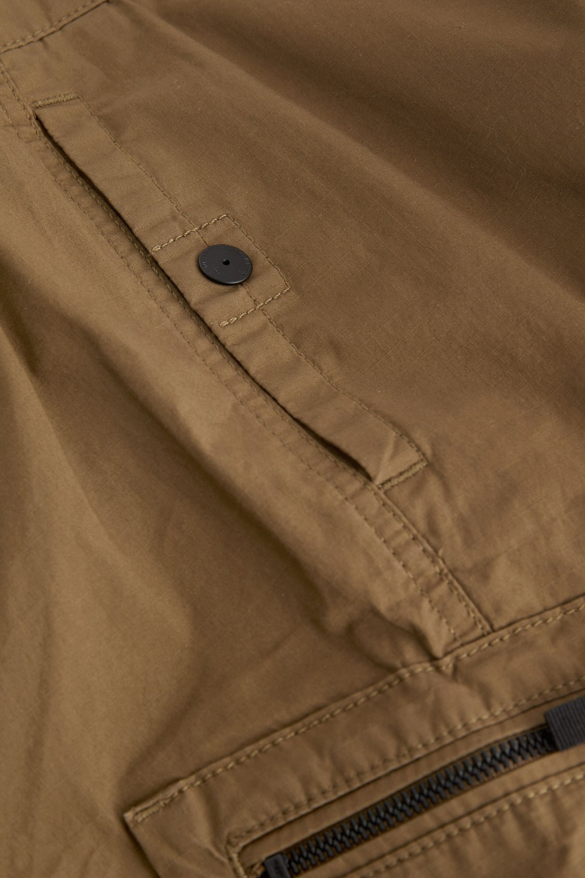 Tan Brown Slim Lightweight Stretch Cargo Utility Trousers - Image 14 of 15
