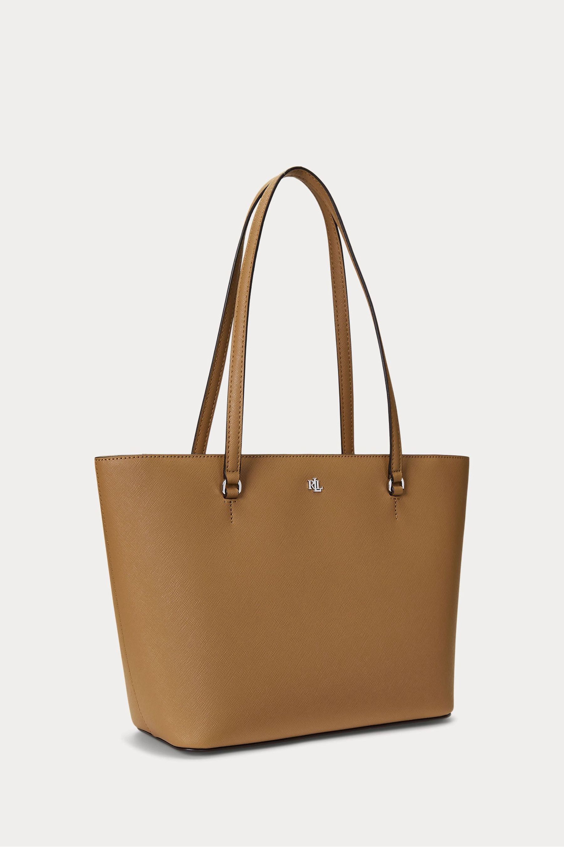 Buy Lauren Ralph Lauren Karly Crosshatch Leather Shopper Tote Bag from the Next UK online shop