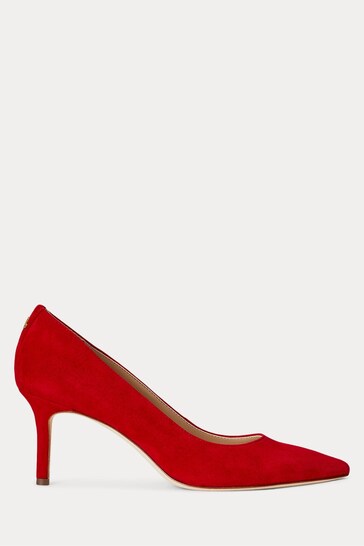 Lauren Ralph Lauren Lanette Suede Court Heels