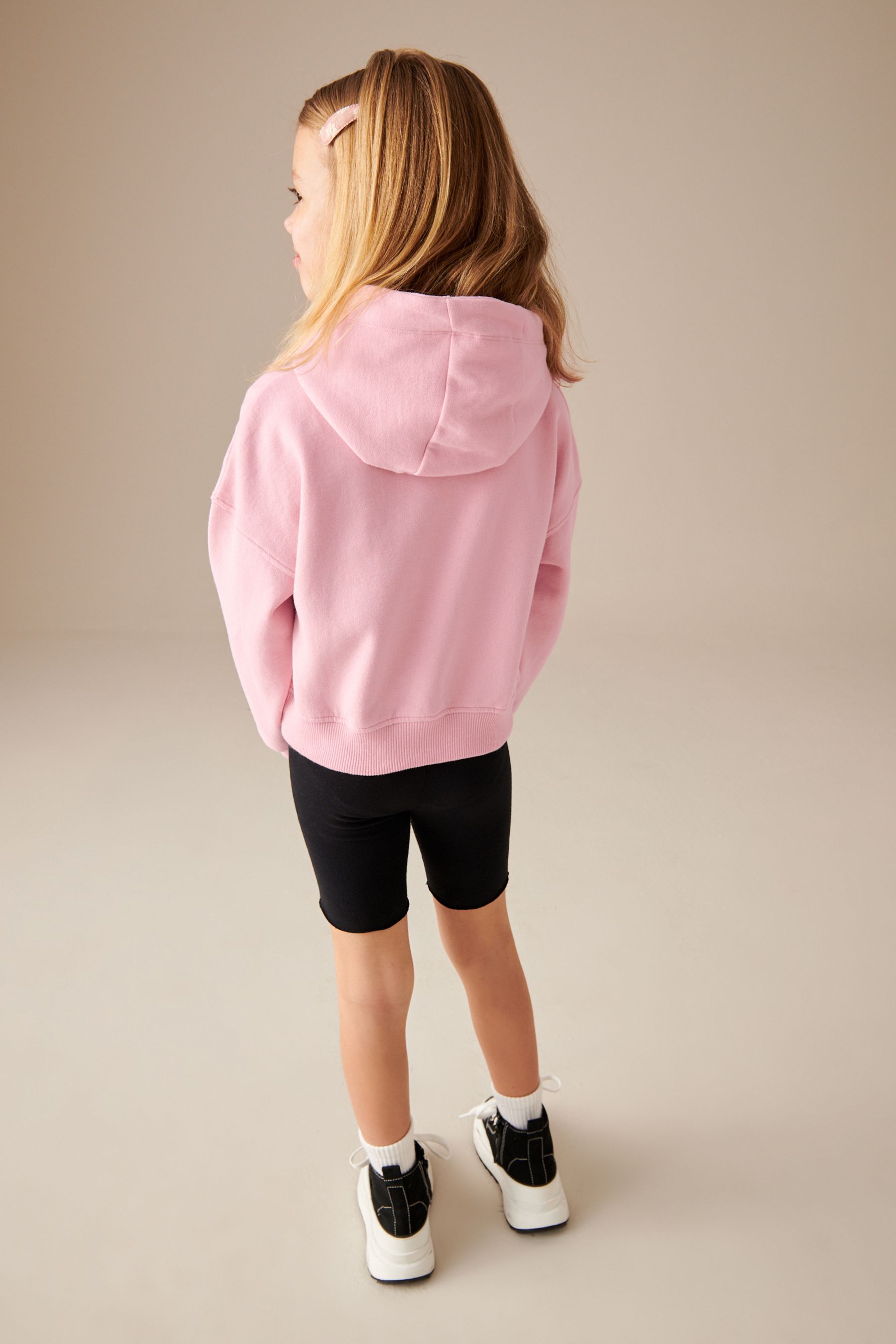 Buy Pink Cropped Hoodie 3 16yrs from the Next UK online shop