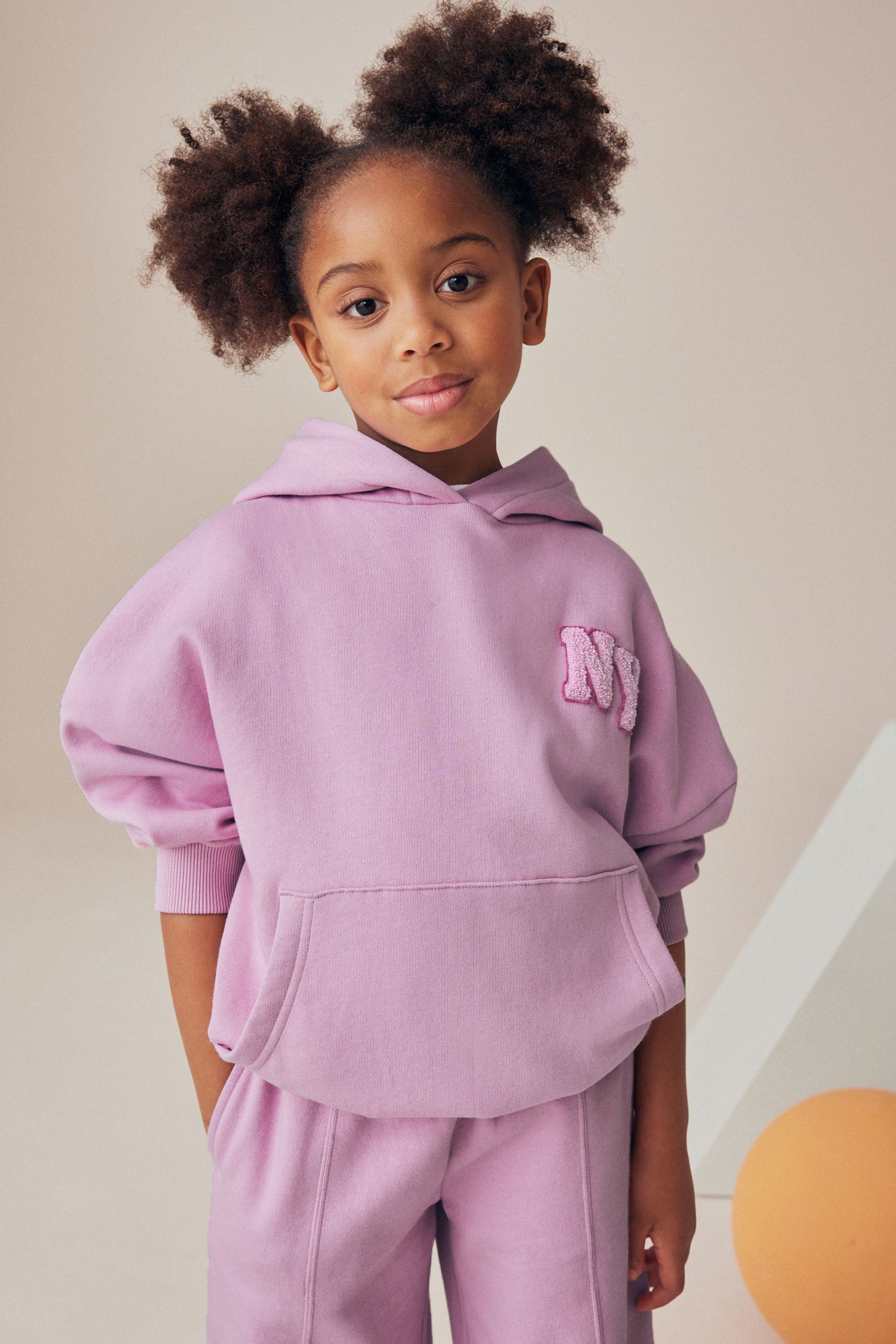 Girls slogan hoodie clearance