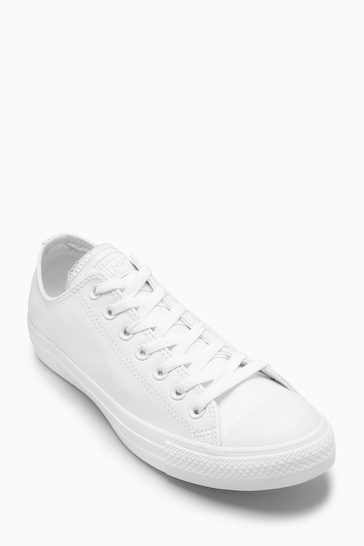 Converse White Leather Chuck Ox Trainers
