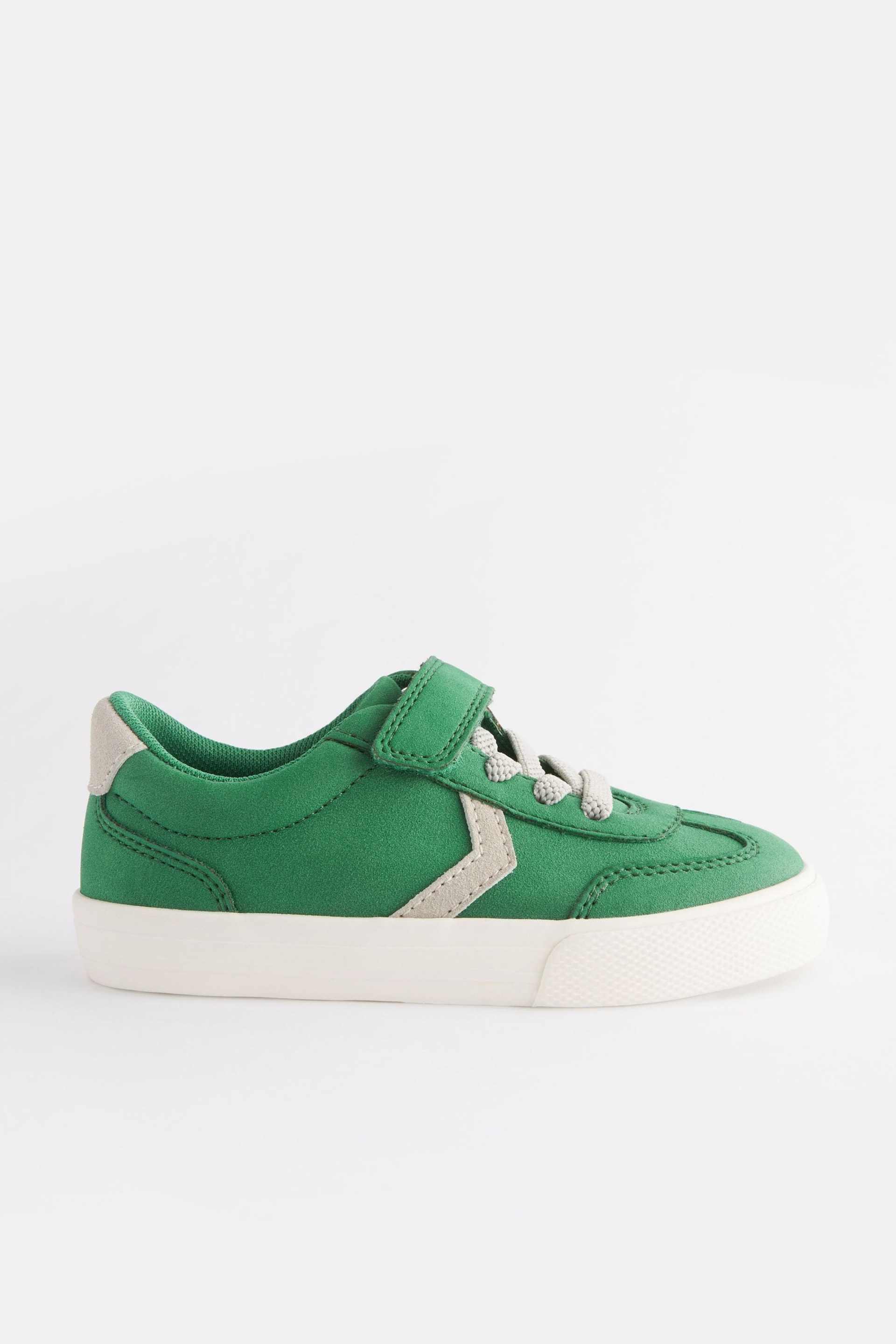 Green Standard Fit (F) Touch Fastening Chevron Trainers - Image 5 of 8