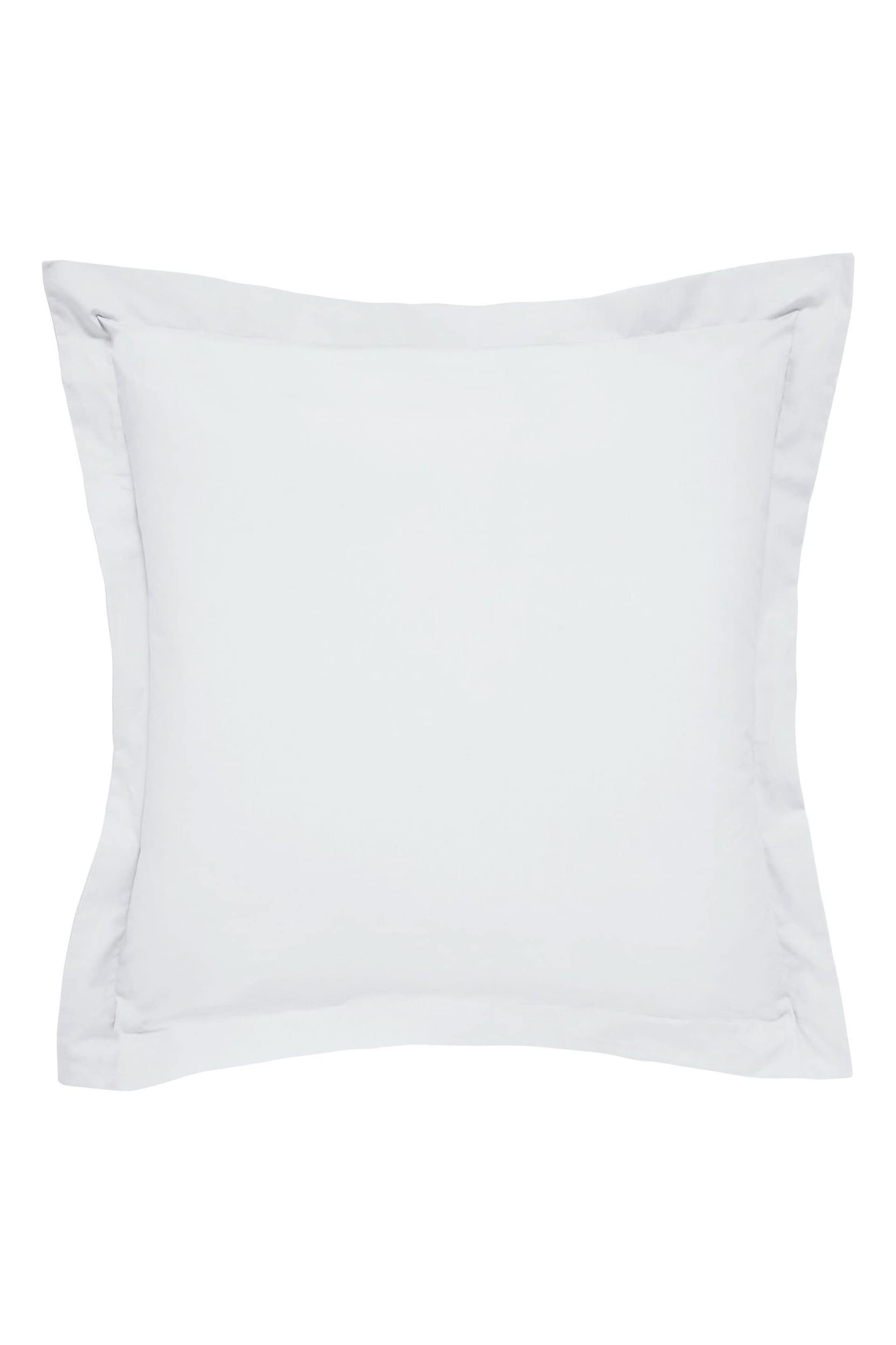 Bedeck of Belfast White 300 Thread Count Square Pillowcase - Image 2 of 2