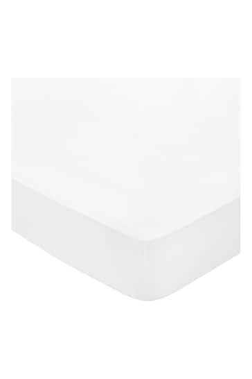 Bedeck of Belfast White 300 Thread Count Egyptian Cotton Fitted Fitted Sheet