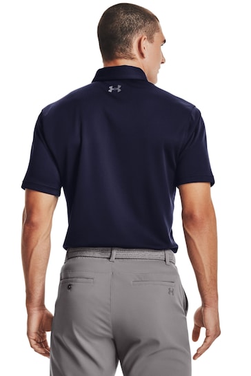 Under Armour Navy/Grey Navy/Golf Tech Polo Shirt